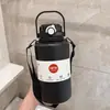 Tetera Deportiva Alta Apariencia Tetera de Galón Tetera Espacial Termo Gran Capacidad Taza con Popote Estudiante Montañismo al Aire Libre Taza de Agua Nueva