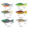 Set de Cinco Piezas Transfronterizo de Señuelos de Pesca Multisección, Señuelos Duros, Señuelos Pequeños de Imitación de Peces, Señuelos Artificiales de 15g, Adecuado para Agua Dulce y Salada