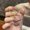 Colar com Borla de Rosa para Mulheres, Semelhante ao Estilo Xiaohongshu, Fashion Levemente Luxuoso com um Toque de Alto Padrão, Conjunto Floral com Corrente Intricadamente Trabalhada Corrente para Clavícula
