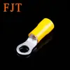 Terminal O-ring pré-isolado de PVC redondo terminal prensado a frio anel de aterramento terminal de fio orelha de fio RV VF TVR