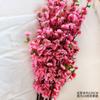 Galhos de Flor de Pessegueiro Simulados, Flores Artificiais com Toque de Luxo, Decorações Realistas para Sala de Estar, Galhos de Árvore Falsos, Flores de Casamento, Arranjo de Cena, Flores de Seda