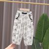Pantalones antimosquitos de verano para niños, nuevos pantalones finos de estilo occidental para niñas, pantalones casuales, pantalones de bebé, ropa de verano
