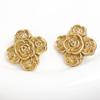 Xiaoxiang Palace Style Flor Metal Button Meio Antigo Terno Jaqueta Suéter Decorativo Button-up Wool Coat Windbreaker Botão Dourado