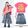 Trajes de jazz para niñas, ropa de jazz hip-hop moderna y genial para actuaciones infantiles, trajes de street dance elegantes para niños