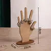 Venta Caliente Transfronteriza En Stock Modelo de Mano Soporte para Joyería de Anillos Pulsera Brazalete Almacenamiento de Anillos Exhibición Soporte de Atrezo para Fotografía