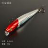 Yuanqiao Tremor Minnow Agua Dulce Todas las Capas Flotante Boca Abierta Señuelo para Lubina Cebo Artificial 14g Universal