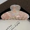 Presilha de Garra Grande em Acetato de Forma Crescente de Alta Qualidade para a Parte de Trás da Cabeça, Versátil e Elegante, Acessório de Cabelo Pinça Novo na Moda de Dongdaemun, Coreia do Sul