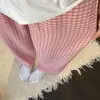 Calça de Dormir Casual de Verão Xadrez Reta Solta para Mulheres, Estilo Simples e Preguiçoso, Nova Calça de Casa, Calça para Caminhar, Pode Ser Usada Fora