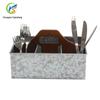 Cesta de Ferramentas Criativa de Ferro para Mesa com Cabo de Madeira, Porta-talheres, Faca, Garfo e Colher para Comida Ocidental, Porta-hashis, Cesta de Armazenamento para Cozinha
