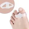 Separador de Dedos de Doble Bucle en Stock para Uso Diurno y Nocturno, Separador de Dedos Superpuestos para Hueso del Dedo Gordo, Corrector de Hallux Valgus, Enderezador de Dedos