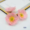 Flor de Amapola Simulada Pasador DIY Tocado Estilo Dinastía Han Antigua Ramillete Accesorios para Sombrero Guía de Fotografía de Bodas