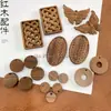 Xu artesano tarjeta de la nada mariposa pieza redonda tapete patrón pieza ovalada texto retro jugar hecho a mano DIY pulsera accesorios de pulsera