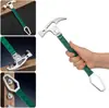 Martelo de Garra Dobrável Ergonômico Profissional Com Pé de Cabra Giratório Aço de Alta Resistência Arrancador de Pregos Chave de Fenda Combinação