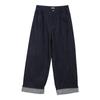 Rebaja de Liquidación Estilo Práctico Jeans Sueltos de Pierna Ancha con Puño para Mujer, Pantalones Casuales Versátiles Adelgazantes