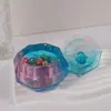 Molde de Caja de Almacenamiento de Resina de Cristal DIY Caja de Almacenamiento de Piedras Preciosas Facetadas Almacenamiento de Joyería Tarro de Resina Epoxi Molde de Silicona