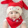 Catu Bear 2025 Cerdo Durmiendo Bebé Gorro de Algodón Set de Gorro para Bebé Gorro Infantil de Algodón al por Mayor Gorro Estilo Coreano