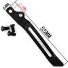 Herramienta Piezas DIY portaherramientas plegable clip trasero de acero inoxidable clip de bolsillo clip para herramientas accesorios herramienta para hacer clip