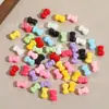 12x8 Agujero 4mm Acrílico Colorido Pintado Lazo Cuatro Vías Cuentas DIY Cadena para Teléfono Llavero Colgante para Bolsa