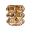 Balde de Armazenamento de Pincéis de Maquiagem Escandinavo Salão de Unhas Beleza Vidro Cristal Ornatos Decorativos Castiçal Porta-Canetas Estilo Escandinavo