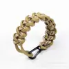 Pulsera de Paracord Tejida a Mano para Muñeca al Aire Libre, Pulsera Trenzada de Cuerda de Mano de Liberación Rápida al por Mayor