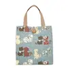 Bolsa de Mão Pequena Estilo Japonês e Coreano para Estudantes Carregando Nova Bolsa de Mão Mini Bolsa de Lona para Estudantes do Sexo Feminino Bolsa de Almoço Estilo Coreano