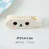Peine Plegable de Oso de Dibujos Animados con Expresión, Peine Portátil para Estudiantes, Viajes, Peine con Almohadilla de Aire, Peine Japonés Lindo y Femenino para Peinar el Cabello