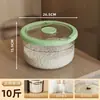 Contenedor de Arroz a Prueba de Insectos y Humedad para Cocina, Nuevo Cubo de Almacenamiento Doméstico de Grado Alimenticio para Arroz, Frijoles y Harina