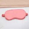 Máscara de Seda para Dormir de Doble Cara, Máscara de Ojos Transpirable Bloqueadora de Luz de Aviación, Cómoda Máscara de Ojos de Seda Helada para Compresa Caliente y Fría al por Mayor