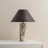 Cubo Simple con Forma de Paraguas Estilo Americano Modelo Decorativo de Mármol Lámpara de Mesa para Habitación de Modelo Mesa de Hotel Alojamiento Familiar Lámpara de Mesa Estilo Silencioso