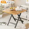 Mesa pequena, mesa de jantar dobrável, adequada para aluguel, portátil para exterior, para montar barracas, para uso doméstico em apartamentos pequenos, mesa de jantar redonda simples