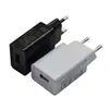 Fornecimento Exclusivo Transfronteiriço de Adaptador de Alimentação Redondo de Pinos Padrão Europeu 5V2A para Dispositivos Eletrônicos Inteligentes Cabeça de Carregamento USB