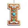 Decorações de Casa de Pão de Gengibre de Natal de Novo Produto Transfronteiriço Decorações de Árvore de Natal de Madeira Penduradas Enfeites de Decoração de Natal Festivos