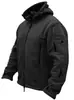 Novo Lã em estoque Masculino Outdoor Grosso Fino Quente Lã à Prova de Frio Com Capuz Cardigan Jaqueta Casaco