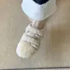 Zapatos de Peluche con Velcro para Mujer 2026 Tendencia Otoño Invierno Nuevos Cálidos con Felpa para Exteriores Fáciles de Poner Puntera Cerrada Zapatos de Algodón