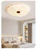 Lámpara de Techo LED para Dormitorio, Lámpara Sencilla para Dormitorio del Hogar, Luminaria Estilo Crema, Lámpara Redonda Moderna y Elegante Creativa Famosa en Internet