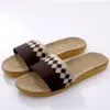 Nuevas Zapatillas de Casa para Pareja de Algodón y Lino para Mujer Hogar Antideslizantes para Hombre y Mujer Suela Gruesa Verano Venta al por Mayor