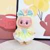 Solo ropa] la primera y segunda generación Labubu muñeco tela tela colgante correa falda sentada fiesta ángel lazo adorable