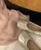 []2026 Otoño Nuevos Zapatos de Salón Casuales con Punta Redonda y Punta Dividida, que Aumentan la Altura Interior, de Cuatro Niveles