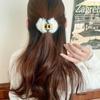 Pinza para el pelo de invierno tamaño pequeño volumen de pelo pequeño especial otoño e invierno pinza de felpa cuchara trasera estilo coreano pinza de tiburón peluda accesorios para el pelo