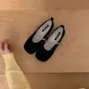 Zapatos Mary Jane con Pedrería Suave para Mujer Primavera 2026 Estilo Nuevo Primavera 2026 Estilo Hada Poco Profundo Zapatos Planos Suaves y Suaves