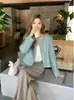 26 Nova coleção Outono/Inverno: Jaqueta redonda, de manga curta, estilo francês, inspirada na Chanel, para mulheres, com um delicado e elegante design de bolinhas