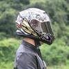 Casco Gxt Casco de Motocicleta para Hombre Cobertura Total Personalizado Genial Motocicleta Doble Lente Casco Abierto Cara Completa Dot
