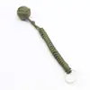 Paracord Bola de Aço Trançada Nó de Cobra Bola Chaveiro de Sobrevivência ao Ar Livre Paracord Pingente de Paracord Bola Trançada de Paracord