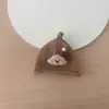 Chapéu de Lã para Bebê Outono e Inverno Fofo Super Fofo Desenho Animado Chupeta Chapéu Bebê de Poucos Meses Quente Gorro de Tricô Moderno