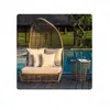 Celebridad de Internet Ocio al Aire Libre Ratán Jaula para Pájaros Sillón Silla Piscina Jardín Villa Resort Cama Nido al Aire Libre Juego de Cama