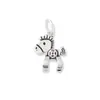 Plata S925 con Cuentas Accesorios para Pulsera y Collar DIY Colgante Zodiaco Caballo Poni Pulsera de Cristal DIY