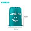 Bolsa de Lavandería de Almacenamiento Transfronterizo Impermeable Tela Oxford Portátil Bolsa de Almacenamiento para Viajes Mudanza Cordón Cordón Bolsa para Ropa Sucia