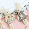 Muñecas Pequeñas Estilo Bosque, Decoraciones de Algodón y Lino, Accesorios Pequeños, Broches de Tela de Conejo Lindos, Accesorios y Materiales para Ropa DIY