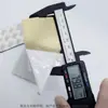 Según la demanda del cliente línea de corte de corte de chapa de acero estampada corte plano rectangular reflectante espejo metálico súper liso señal