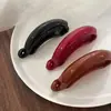 Horquilla de cola de caballo alta, elegante y sencilla de Corea del Sur, con hebilla y clip de un solo personaje, estilo vintage, con broche tipo banana para mujer.